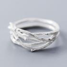925 Sterling Silver Branches Layered Ring