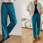 Color Loose-fit Pants