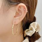 Hoop Earring E2767 - 1 Pair - Gold - One Size