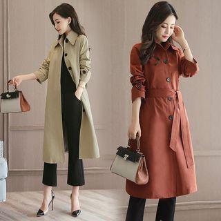 Plain Collared Coatdress