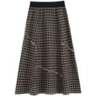 Tassel Plaid A-line Skirt