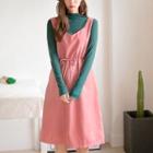 Sleeveless Dress Pink - One Size