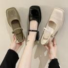 Chunky Heel Square-toe Mary Jane Shoes