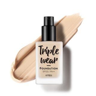 Apieu - Triple Wear Foundation (#02 Light) 35g