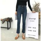 Slim-fit High-waist Cropped Jeans