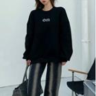 Lettering Sweatshirt / Straight Leg Jeans