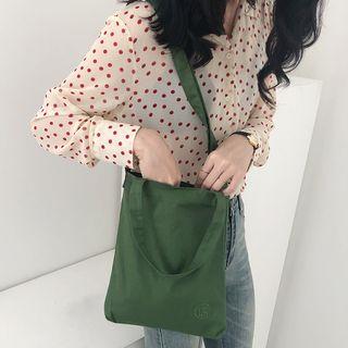 Embroidered Diagonal Bag