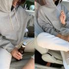 M Lange Loose-fit Hoodie Gray - One Size