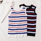 Knitted Striped Tank Top