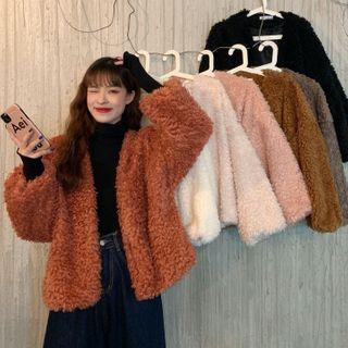 Fluffy Jacket / Long-sleeve Top