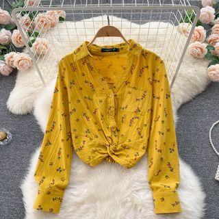 Twisted Floral Shirt