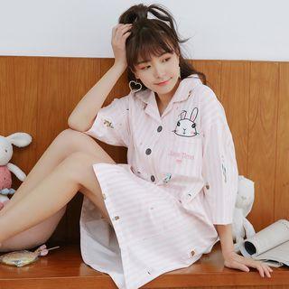 3/4-sleeve Night Shirt