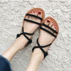 Fabric Flat Sandals