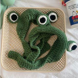Frog Knit Headband Adjustable - Frog Knit Headband - One Size