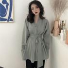 Sashed Long Shirt