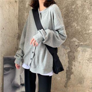 Asymmetrical Baseball Sweatshirt