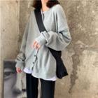 Asymmetrical Baseball Sweatshirt