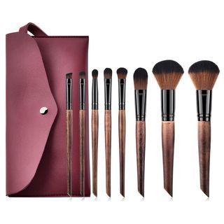 Set Of 8: Makeup Brush Set Of 8 - T-08069 - As Shown In Figure - One Size