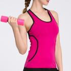 Cutout Back Quick-dry Padded Tank Top