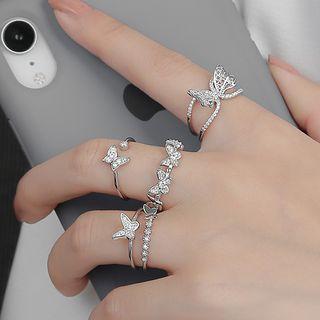 Butterfly Sterling Silver Ring (various Designs)