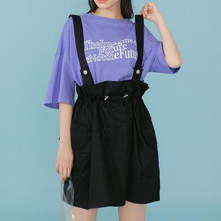 Mini Frill-trim Jumper Skirt