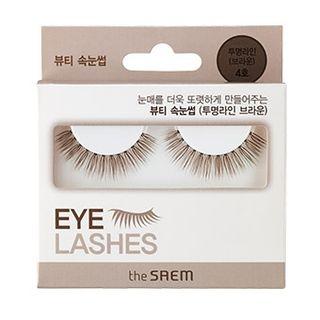 The Saem - Beauty Eyelash Brown Clear Line #4