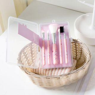 Set Of 5: Make-up Brush As Figure Shown - One Size
