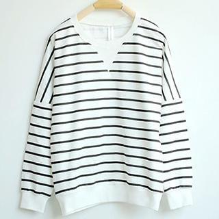 Long Sleeves Striped Pullover
