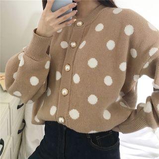Dot Loose-fit Cardigan