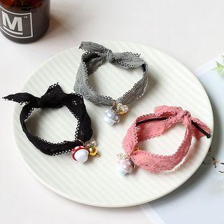 Mushroom / Nut Lace Hair Tie