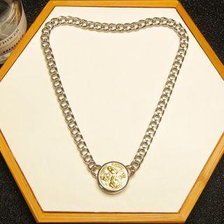 Coin Choker Necklace Gold - One Size