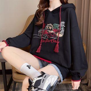 Tassel Print Hoodie