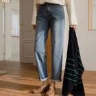 [and.] Band-waist Baggy Jeans