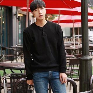 Fleece-lined Henley