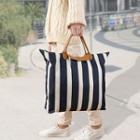 Striped Lightweight Tote Bag