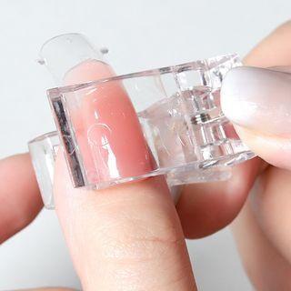 Nail Art Tool Clip White - One Size