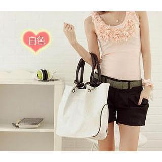 Embossed Shoulder Bag