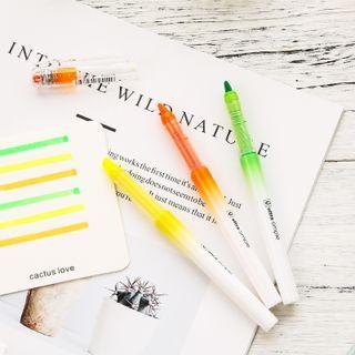 Set Of 3 : Highlighter Set Of 3 - Green & Orange & Yellow - One Size