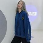 Moon Embroidery Sweatshirt