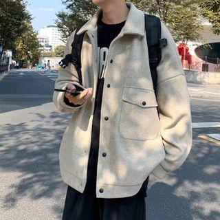 Dual Pocket Snap Button Jacket