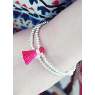 Faux-pearl Layered Bracelet (2 Designs)
