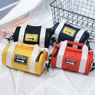 Nylon Barrel Crossbody Bag