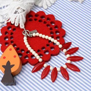 Glass Beads Bracelet(red)