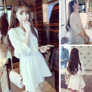 Elasticized Waist Blouse