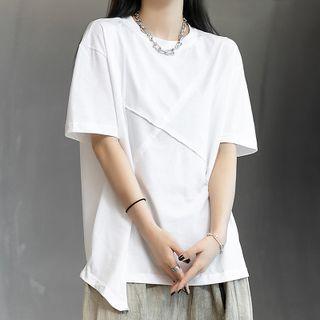 Short Sleeve Asymmetrical Top