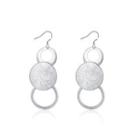 Simple Round Earrings Silver - One Size
