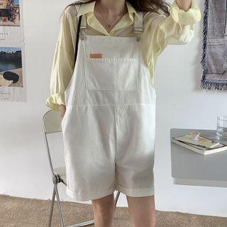 Applique Wide-leg Jumper Shorts