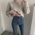 Cable Knit Sweater / Skinny Jeans