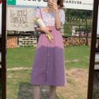 Short-sleeve T-shirt / Blouse / Jumper Skirt / Mini A-line Skirt