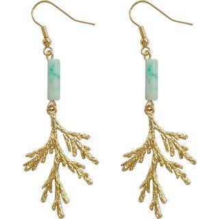 Stone & Branches Dangle Earring